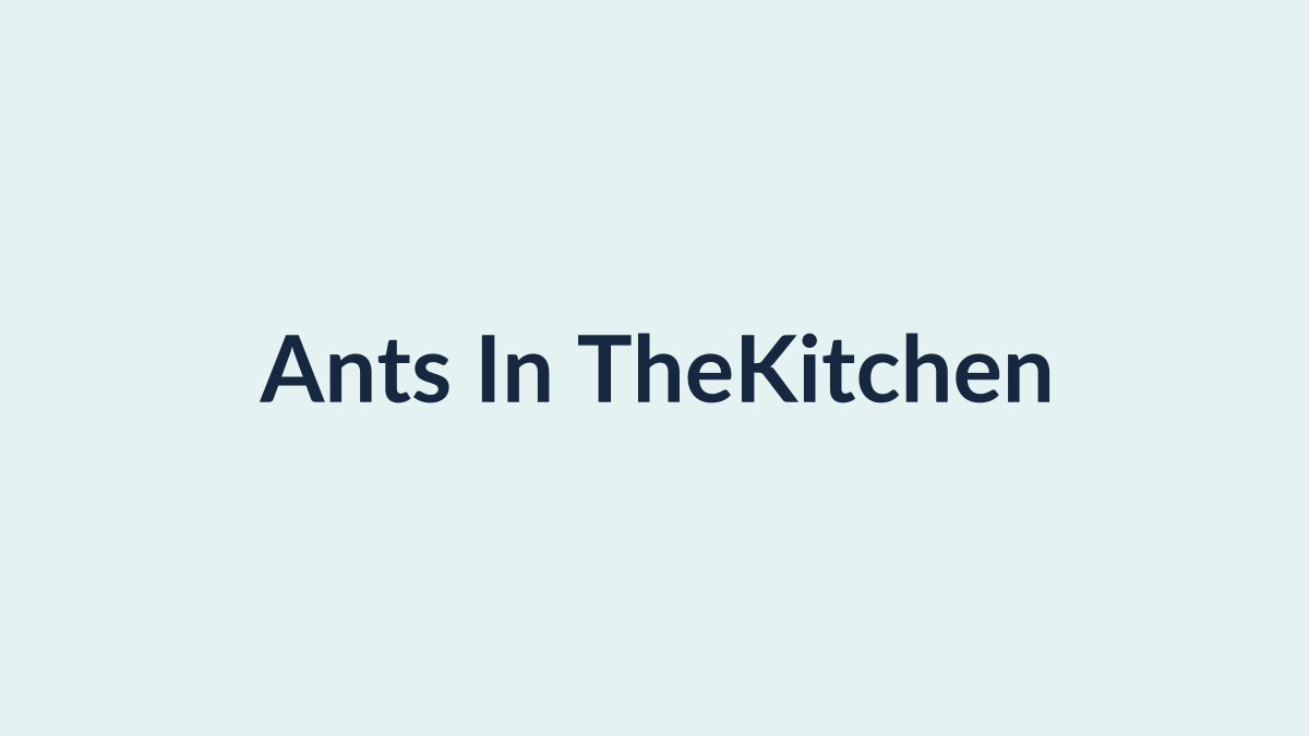 Placing ant bait stations along a kitchen ant trail