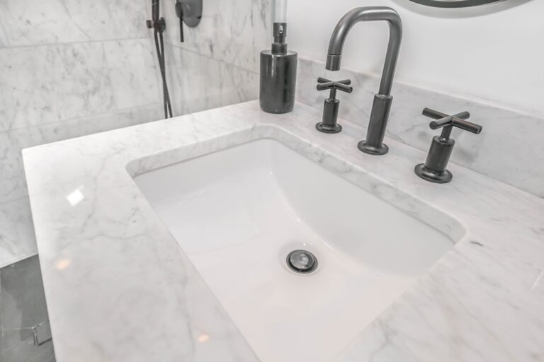 Bathroom sink and drain
