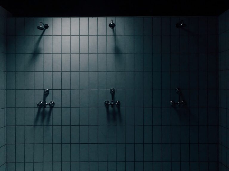 Shower stall with showerhead