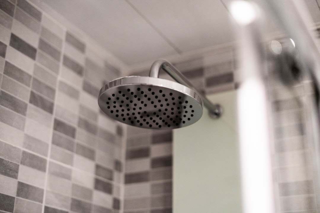 Close-up of a showerhead