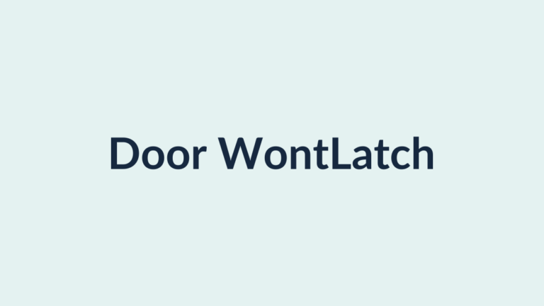 Adjusting a door strike plate so the latch catches properly