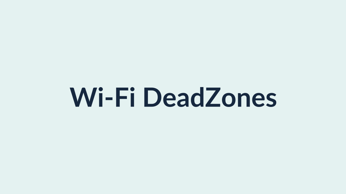 Repositioning a Wi-Fi router to a central elevated location to fix dead zones